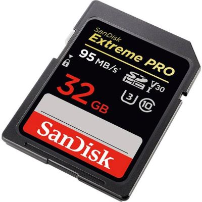 SanDisk Extreme SDHC V30 U3 90 MB/s 32 GB
